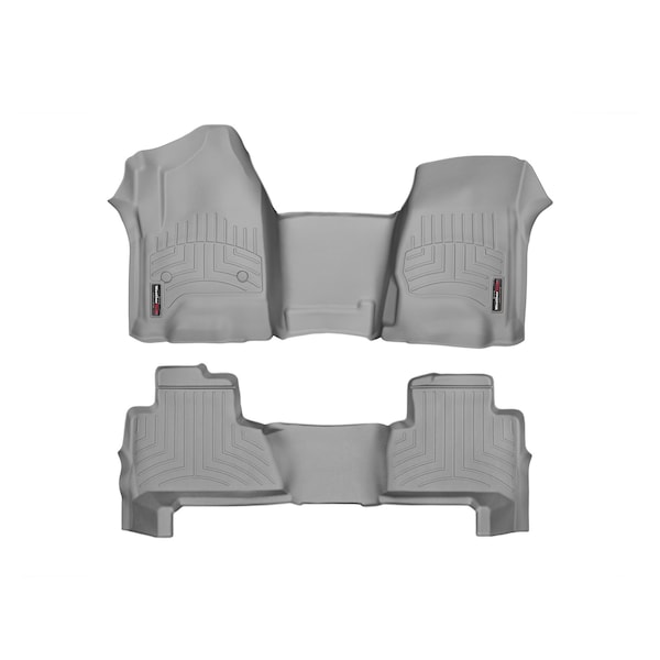 Front and Rear Floorliners - Over The Hump, 465431-466072